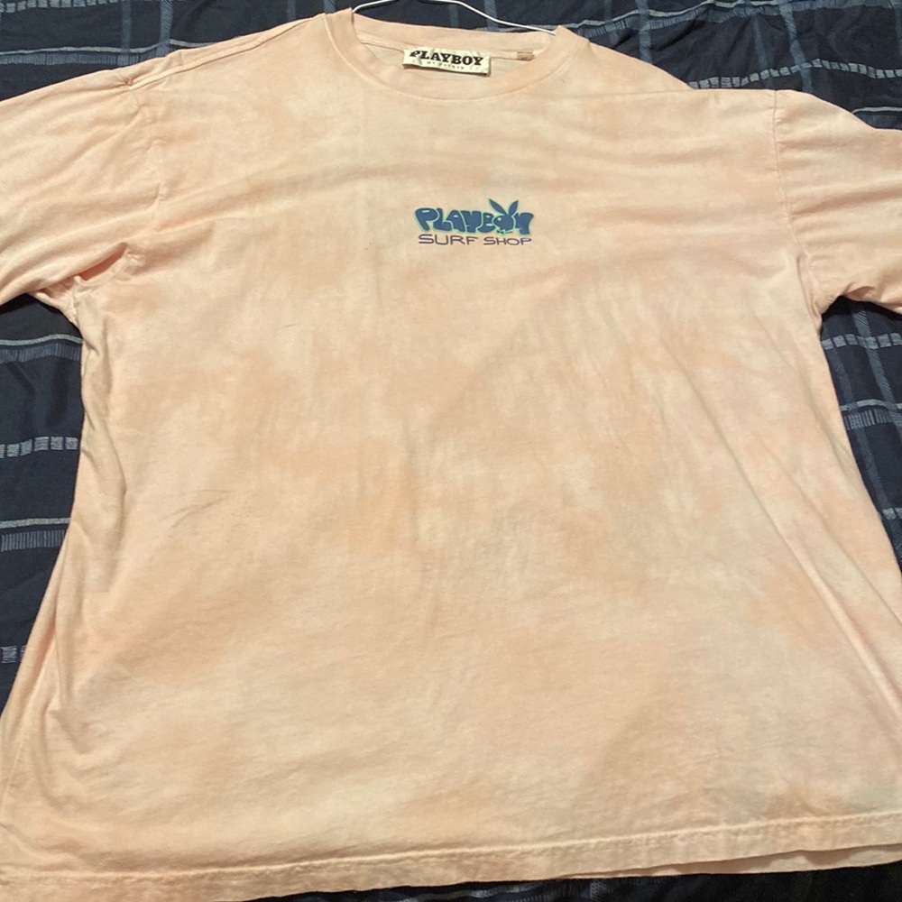 Pink Tye Dye Playboy Tee XL